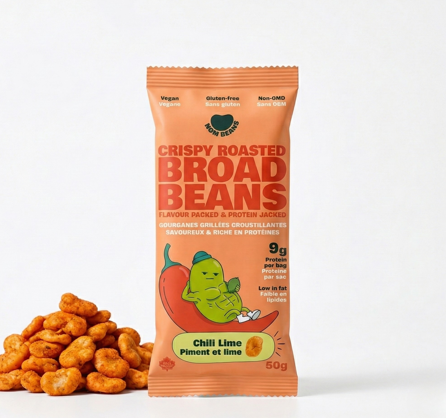 Roasted Broad Beans - Chili Lime