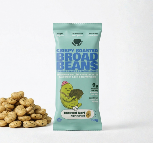 Roasted Broad Beans - Toasted Nori